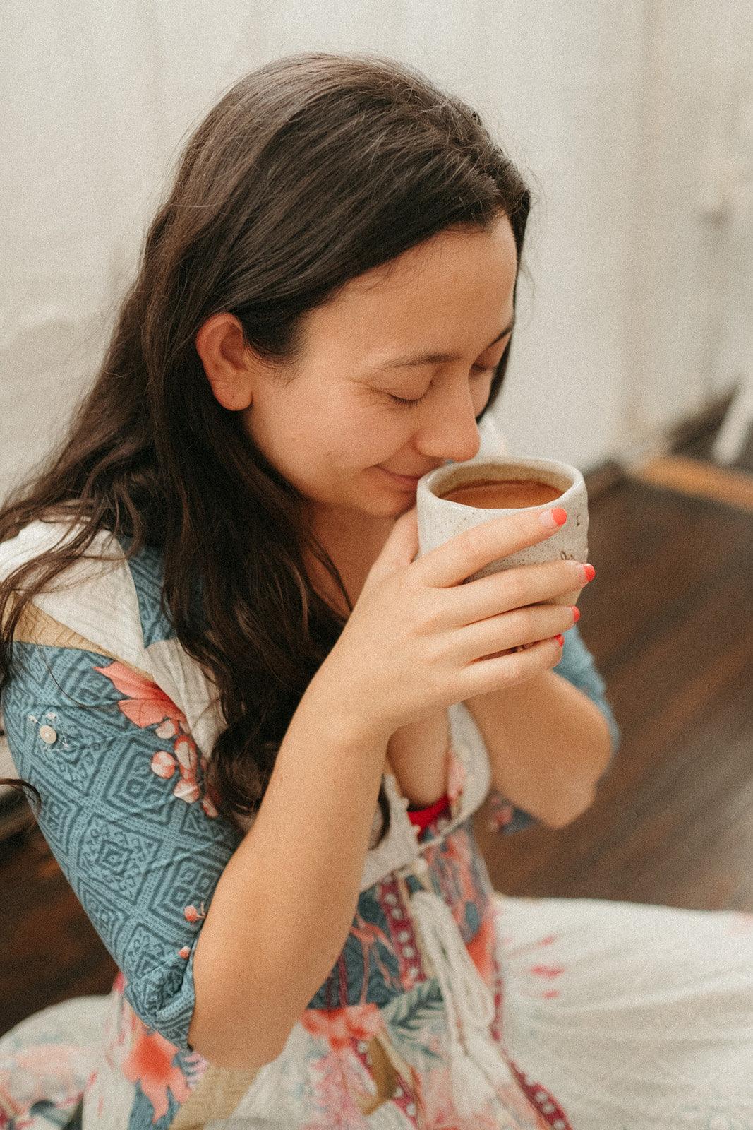 drinking cacao