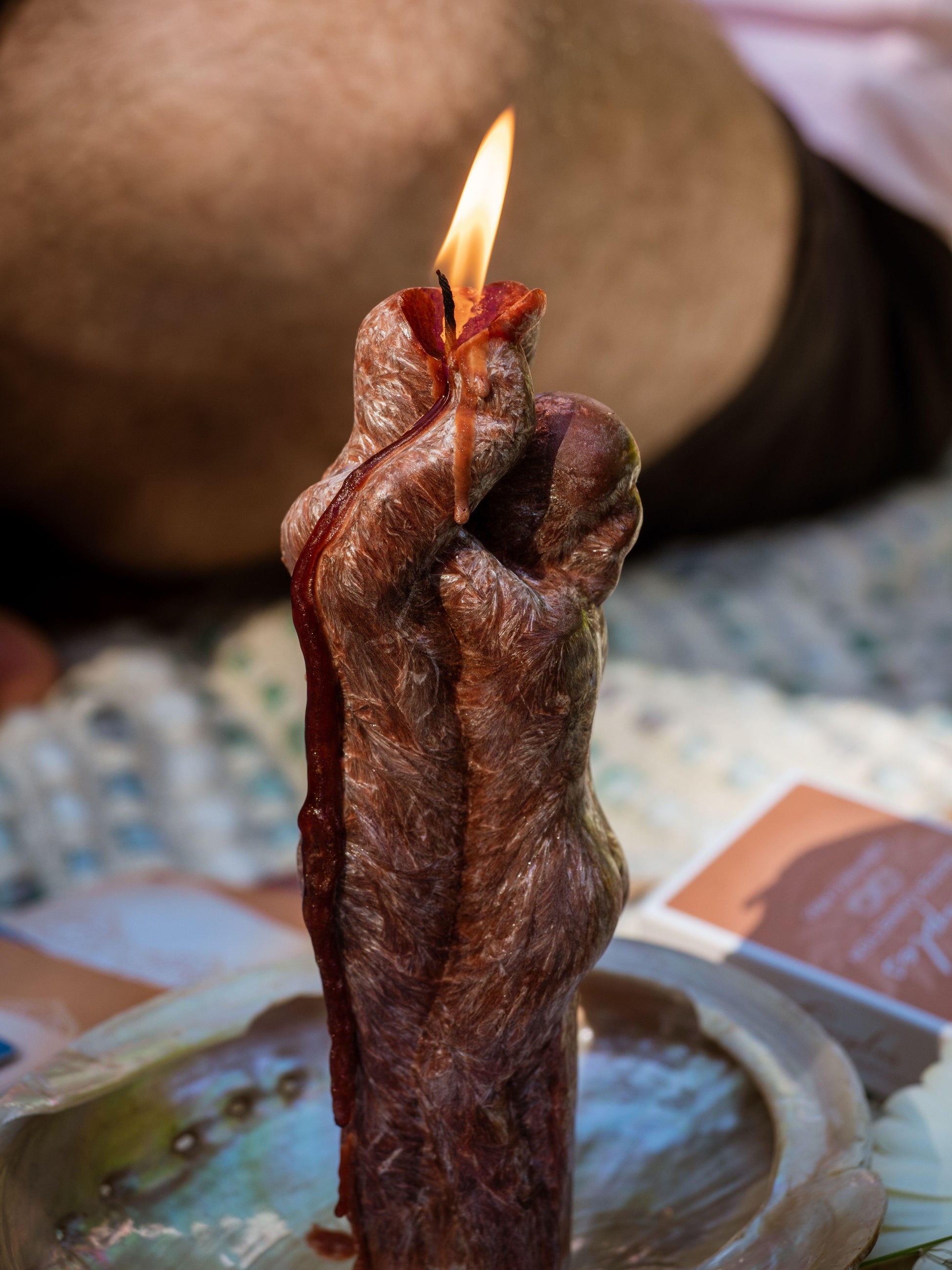Cacao-Scented Biodegradable Candle